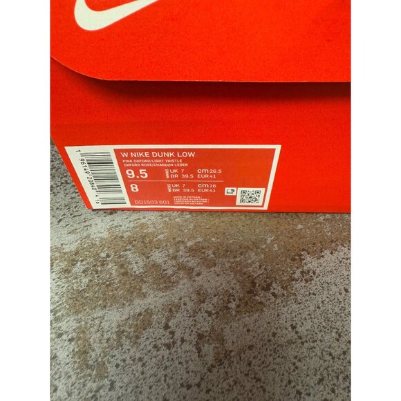 Women's Nike Dunk Low Pink Oxford Size 9.5- DD1503-601 - Picture 2 of 9
